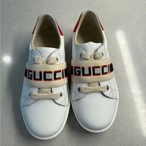 Gucci Kids White Sneakers